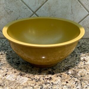 Texas Ware 118 Vintage 10 Inch Melamine Mixing Bowl Solid Harvest Gold Rare